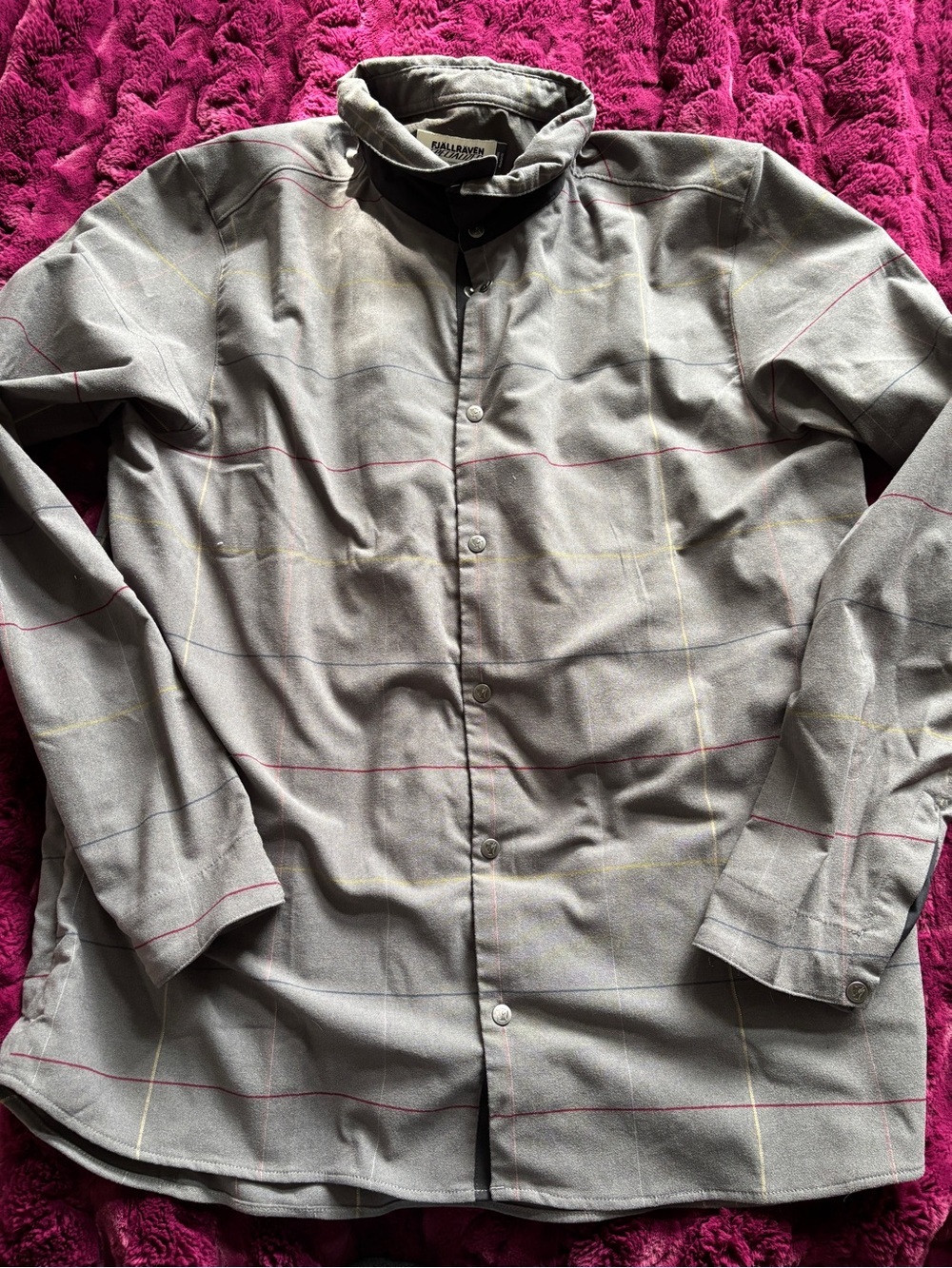 Fjallraven specialized Gray riders Plaid flannel Shirt Jacket xxl men’s